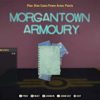 Plan | Power Armour Blue Camo Paints