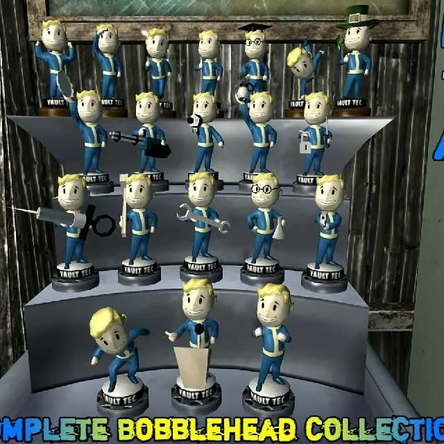 Aid | Bobblehead display set - Fallout 76 Game Item - Gameflip