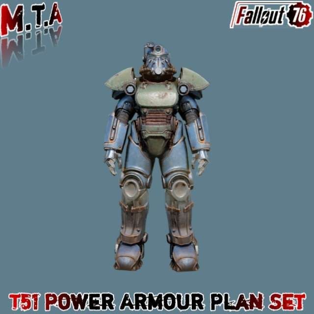 Plan | T51 Power Armour Plans - Game Items - Gameflip