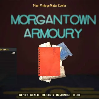 Plan | Vintage water cooler