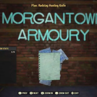 Plan | Radstag hunting knife