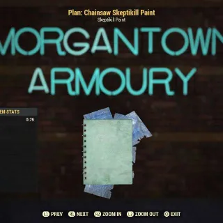 Plan | Chainsaw Skeptikill Paint