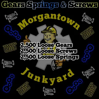 Junk | 2,500 Gears Springs & Screws