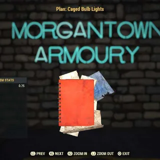 Plan | Caged bulb lights