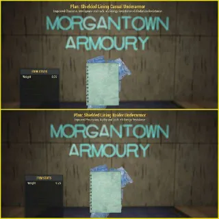 Plan | 100 Shielded Lining Plans