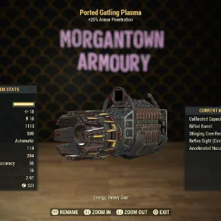 Weapon | Gatling Plasma Fully Modded