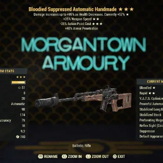 Weapon | Bloodied 25/25 Handmade