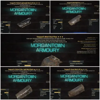 Apparel | Vanguard metal set