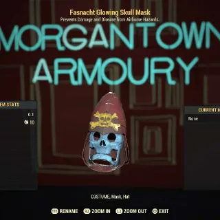 Apparel | Fasnacht Glowing Skull Mask