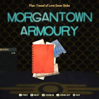 Plan | Tunnelof love snow globe