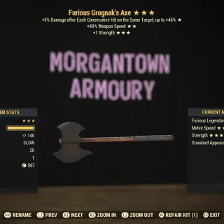Weapon | Furious SS/S Grognaks Axe