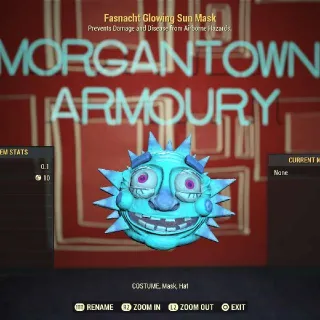 Apparel | Fasnacht Glowing Sun Mask