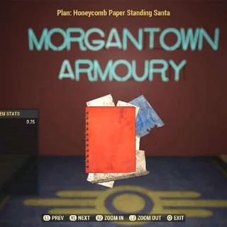 Plan | Honeycomb Paper Standing Santa