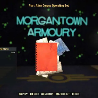 Plan | Alien operating bed