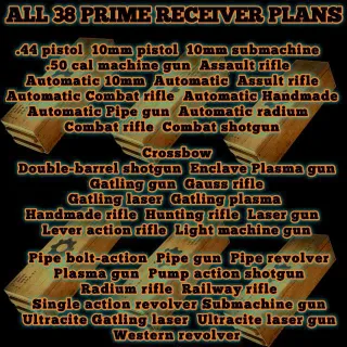 Plan | Full Set Of Prime Plans