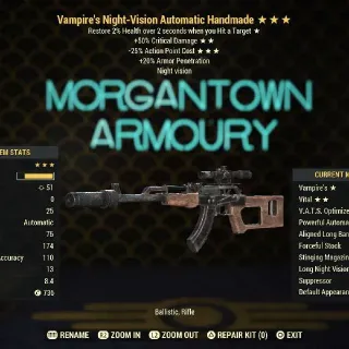 Weapon | Vampires C50/25 Hamdmade