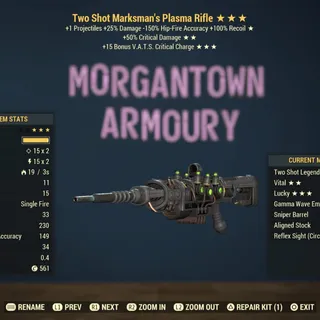 Weapon | Two shot C50/C15 Plasma