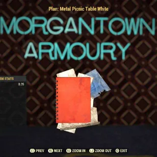 Plan | Picnic table - White