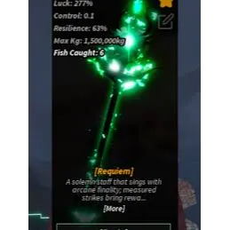 REQUIEM ROD SET | READ DESCRIPTION