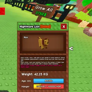 42kg+ Nightmare Lion