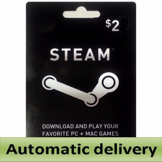 Steam Wallet Code 2 USD (Global) - Steam Gift Cards - Gameflip