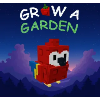 2X SCARLET MACAW GROW A GARDEN GAG