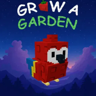 1X SCARLET MACAW GROW A GARDEN GAG