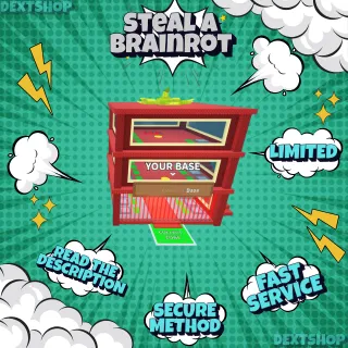 Strawberry Base | Base Unlock Service | Fast Delivery | Index Trade | Steal a Brainrot | Roblox