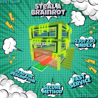 Radioactive Base | Base Unlock Service | Fast Delivery | Index Trade | Steal a Brainrot | Roblox