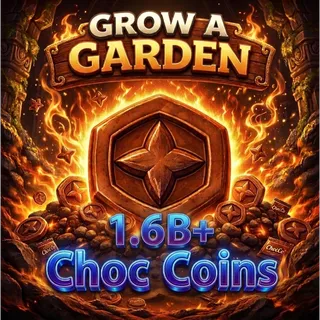 🟢⭐1.6B+ Choc Coins ⭐ - Grow a Garden - Fast Delivery⚡