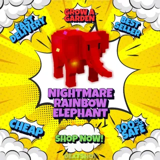 Nightmare Rainbow Elephant