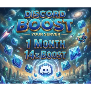 🟢⭐1 Month Server Boosts⭐ | 14x Boost