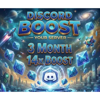 🟢⭐3 Month Server Boosts⭐ | 14x Boost