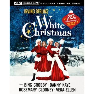 Irving Berlin's WHITE CHRISTMAS - 4K on Fandango or Itunes