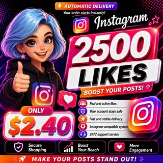 Instagram 2500 Likes ❤️ Only $2.40