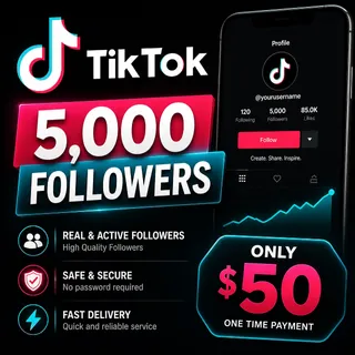 Tiktok 5.000 Followers Premium