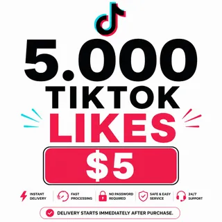TikTok Likes 5,000