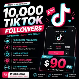 Tiktok 10.000 Followers Premium