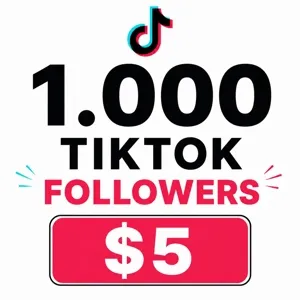TikTok 1000 followers 1.99 dollars