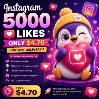 Instagram 5000 Likes ❤️ Only $4.70