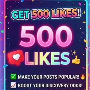 TikTok 500 likes