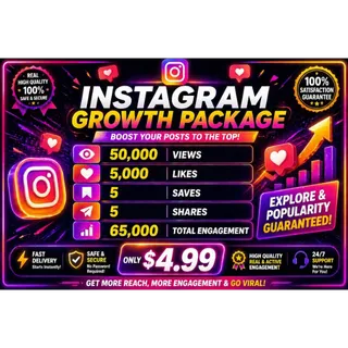 🚀 INSTAGRAM GROWTH PACKAGE 🚀