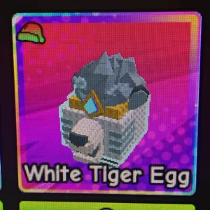 2X JOLLY WHITE TIGER EGG