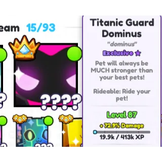 Titanic Gaurd Dominus