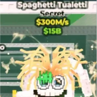 Spahgetti tualetti