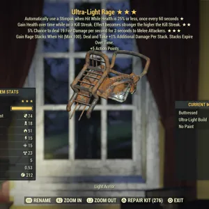 New! Ultra Light Rage