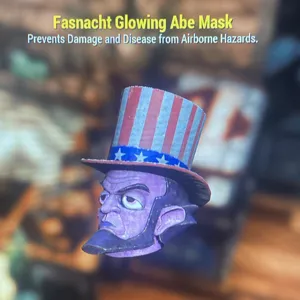 Glowing Abe Mask