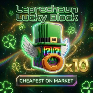 10x Leprechaun Lucky Block 🍀