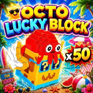 50x Octo Lucky Block