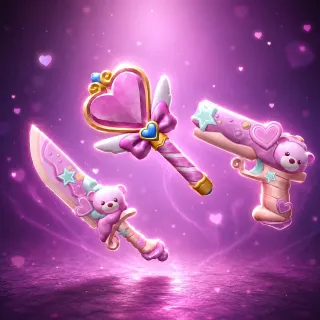 HEART WAND AND SWEET TREAT SET